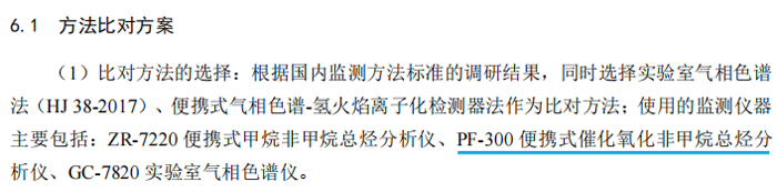 《固定污染源廢氣總烴、甲烷和非甲烷總烴的測(cè)定便攜式催化氧化-氫火焰離子化檢測(cè)器法》